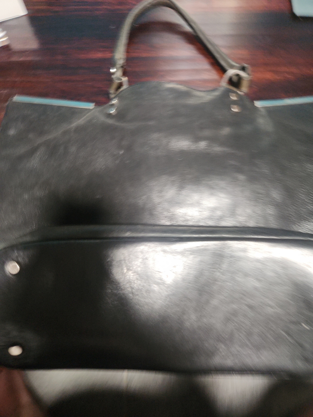 Kenneth Cole Leather XL Purse Vintage